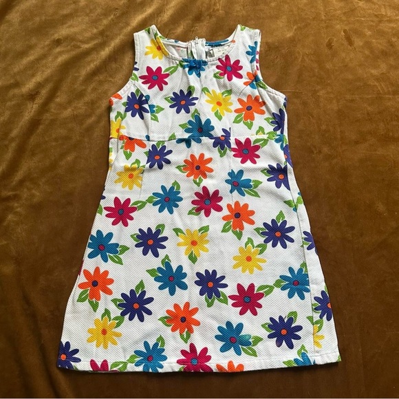 🌸 VINTAGE 90s KIDS FLORAL MINI DRESS 🌸 - Picture 1 of 4